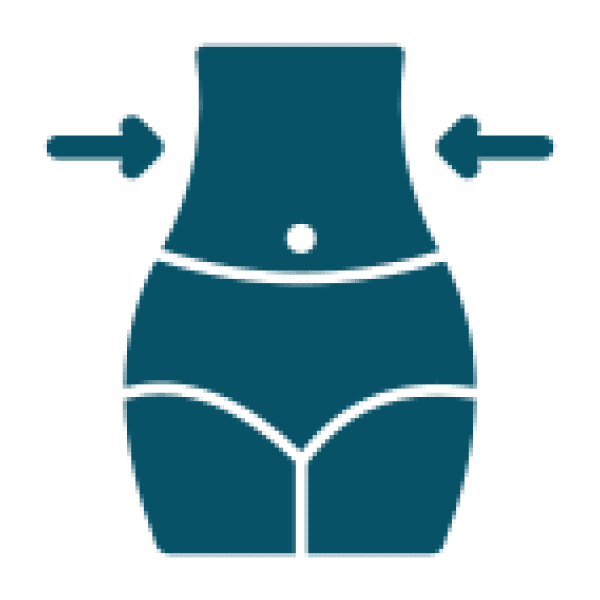 Decrease in body fat<br />percentage